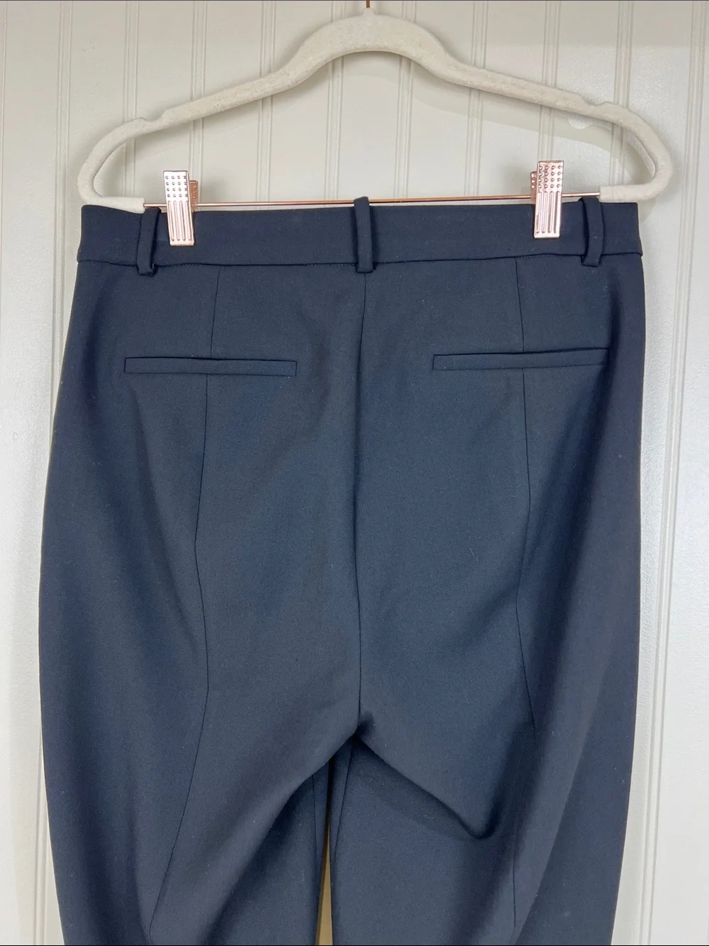 NWT J Crew Kate Straight Leg Pant Stretch Black Size 8T